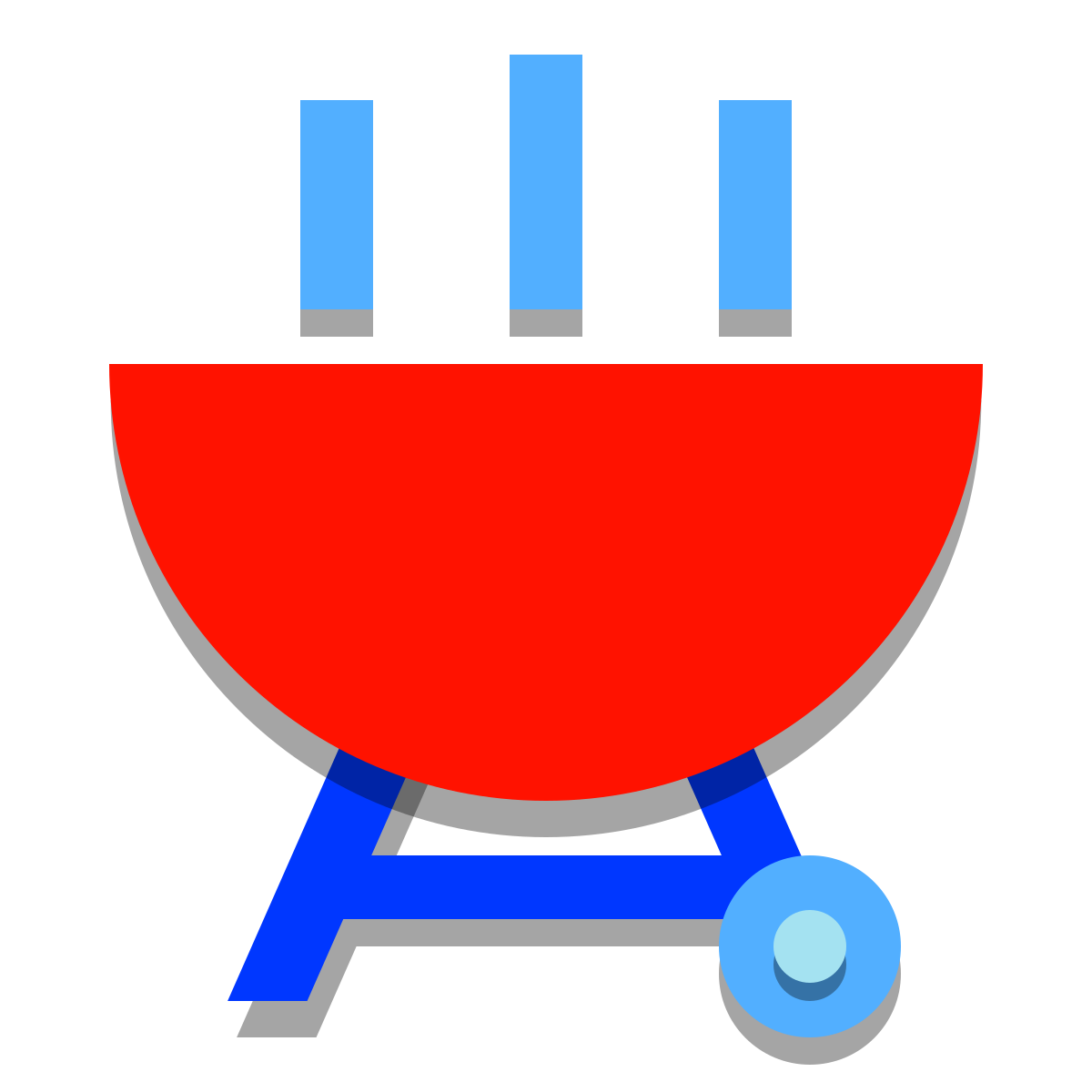 papercut style weber icon