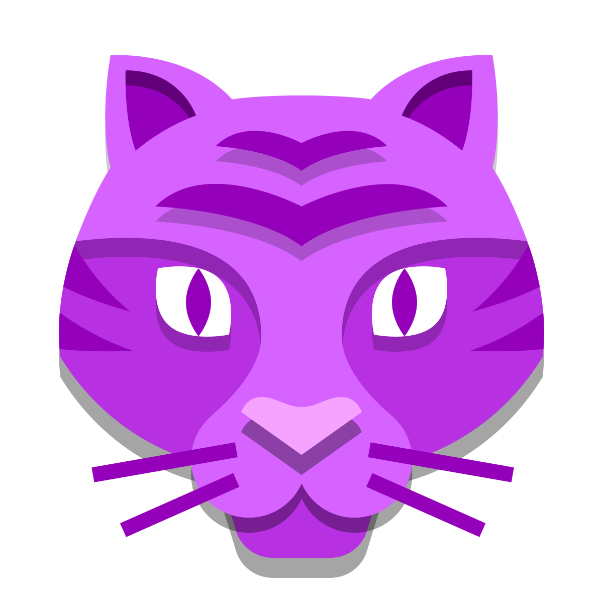 papercut style year of tiger icon