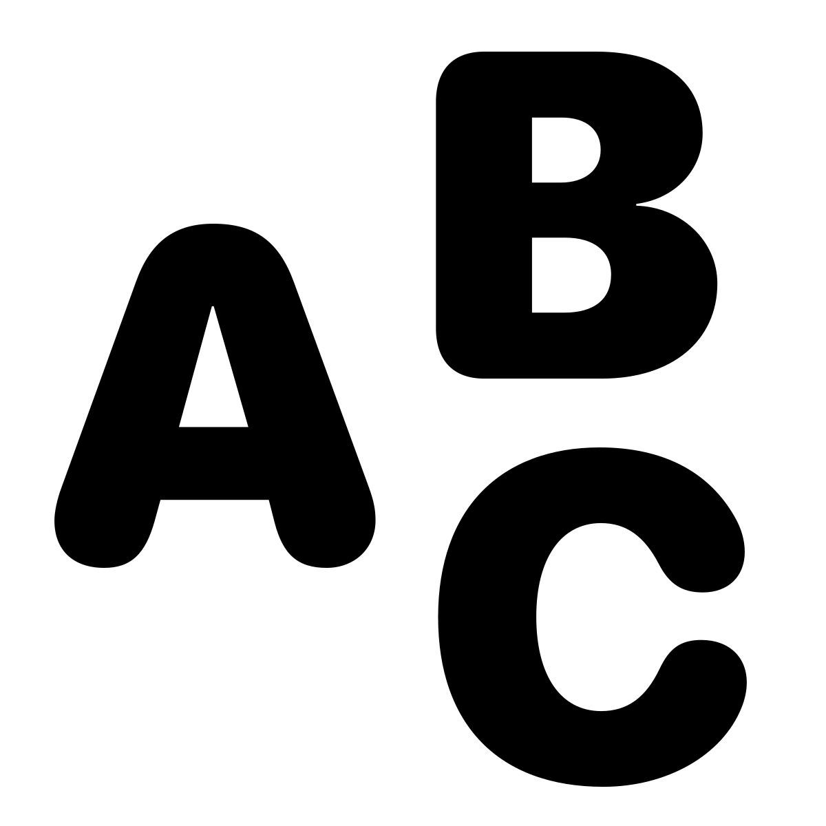 parakeet filled style abc icon