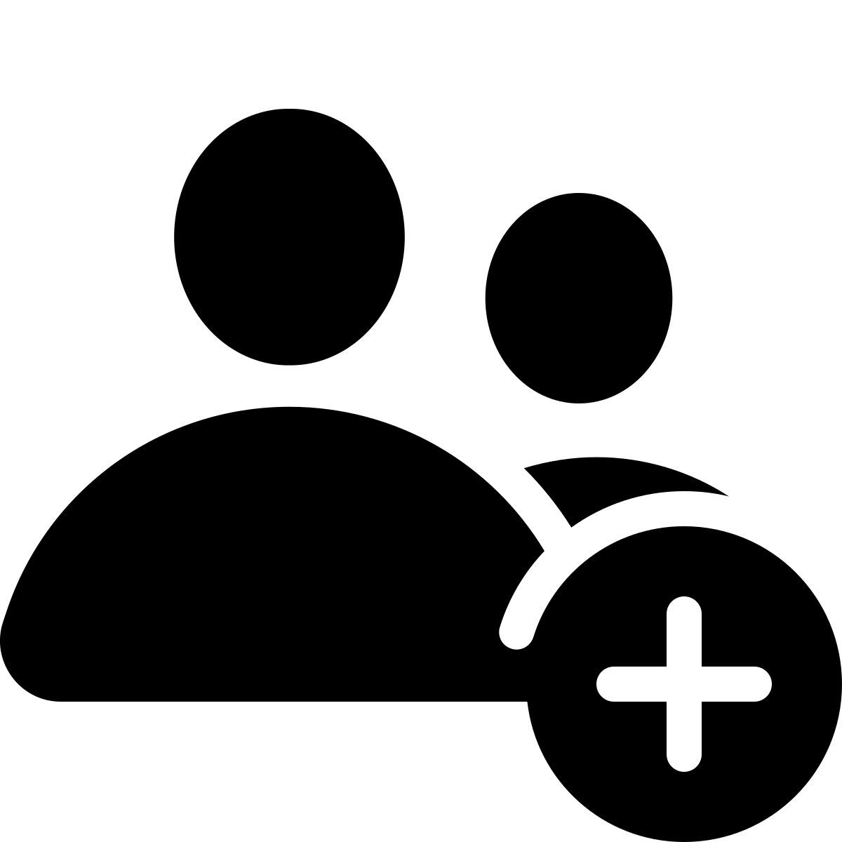 parakeet filled style ユーザグループ追加 icon
