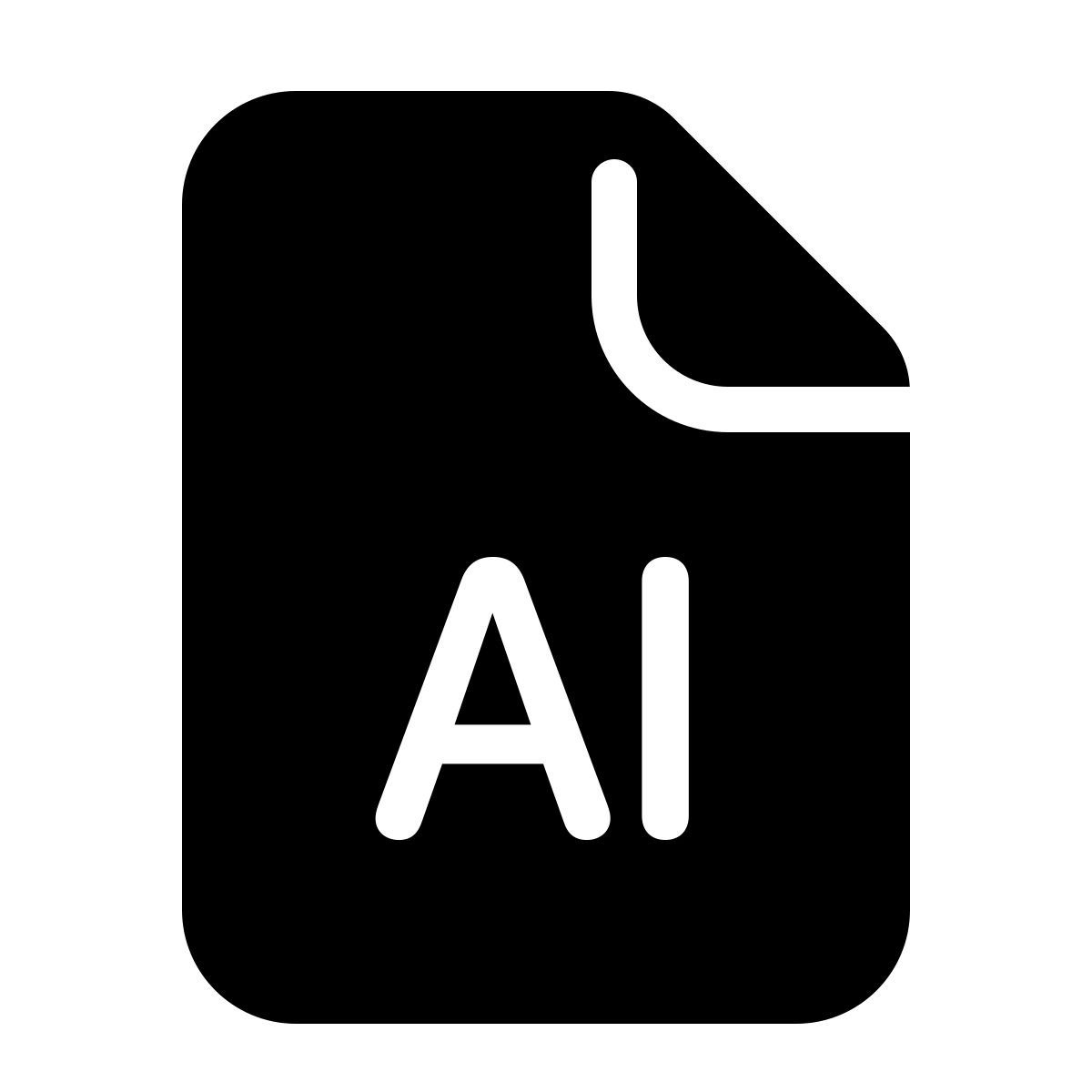 parakeet filled style ai icon