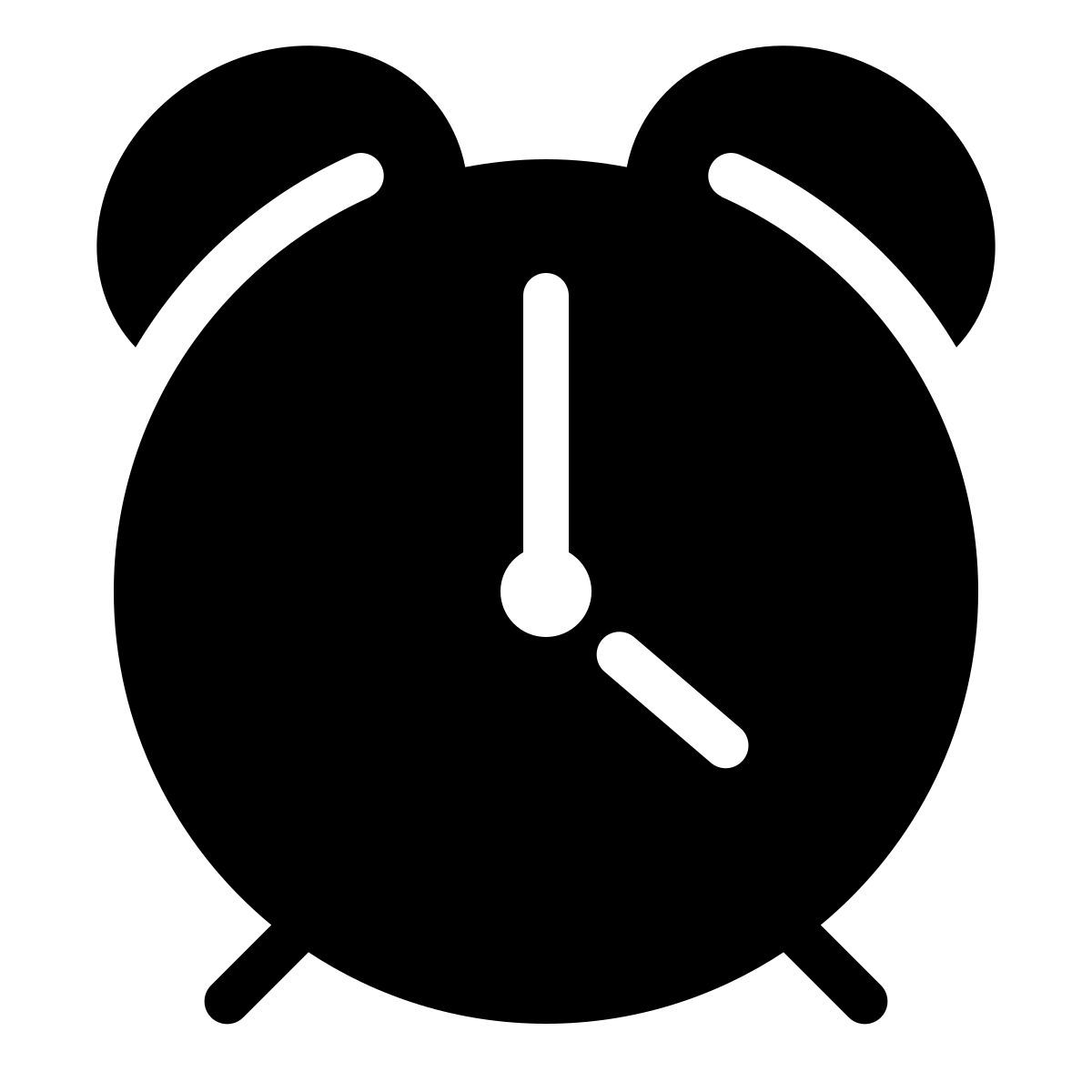 parakeet filled style alarm clock icon