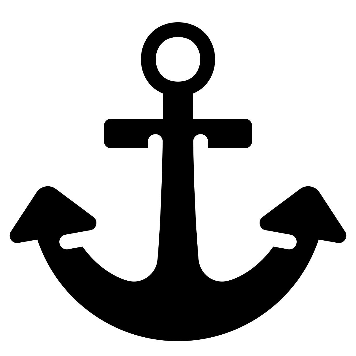 parakeet filled style anchor icon