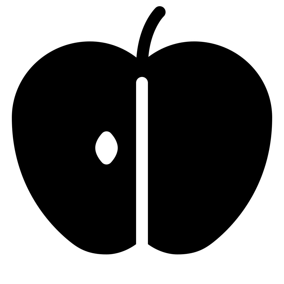 parakeet filled style яблоко icon