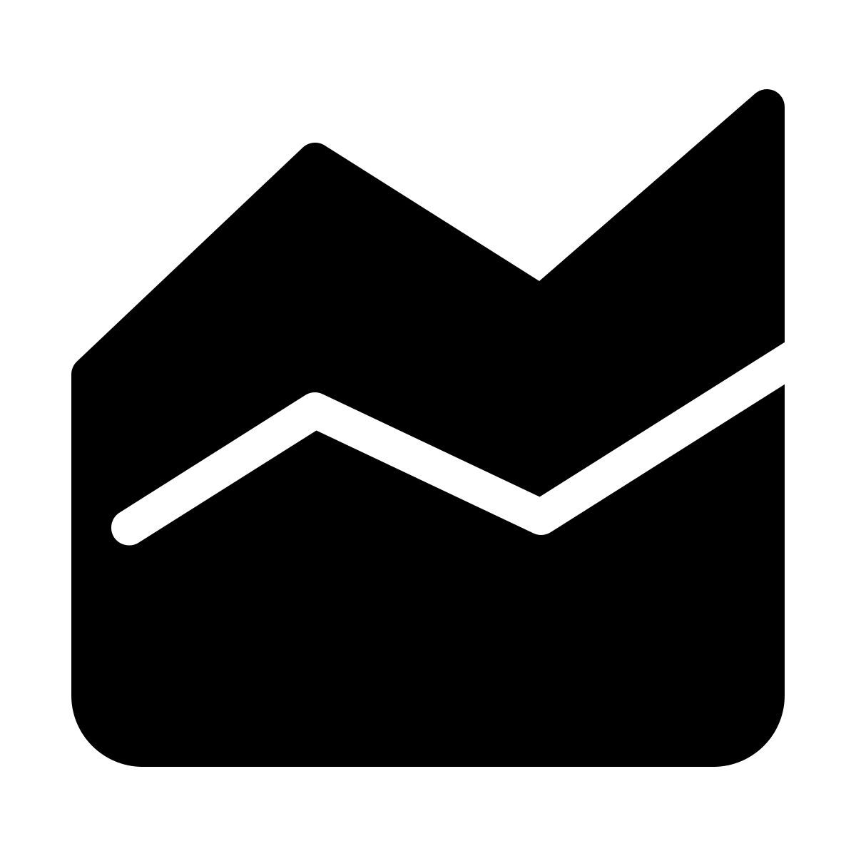 parakeet filled style 面グラフ icon