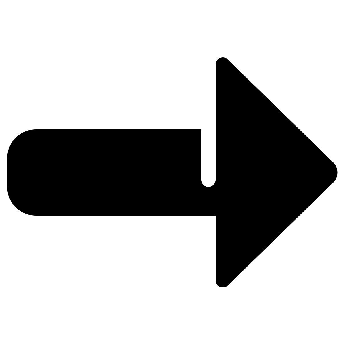 parakeet filled style flecha icon