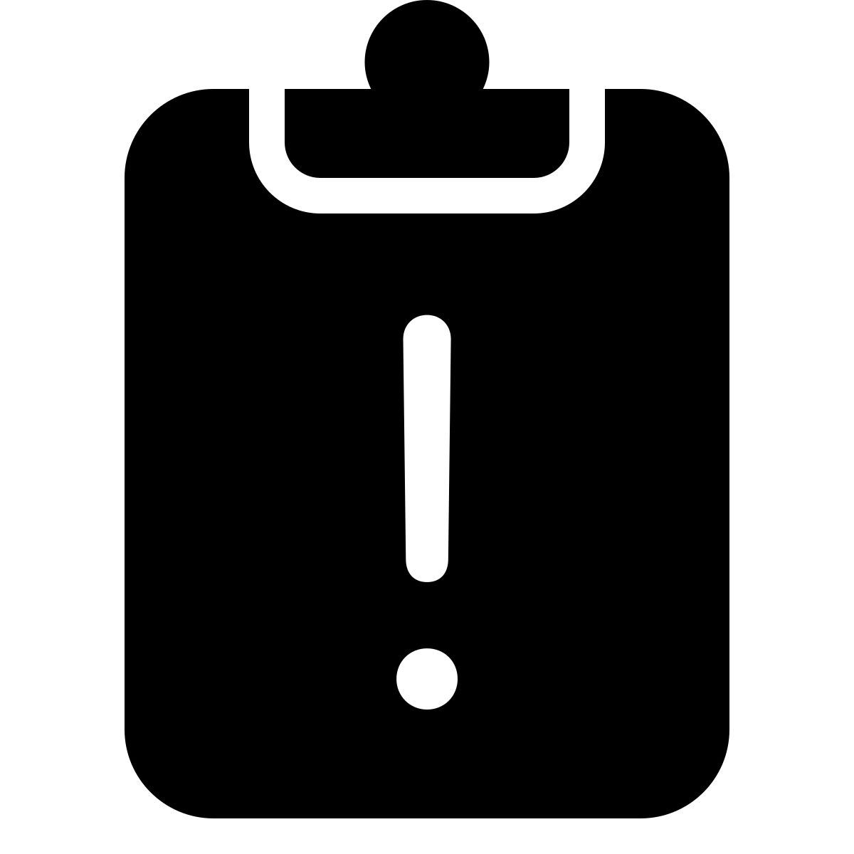 parakeet filled style important note icon