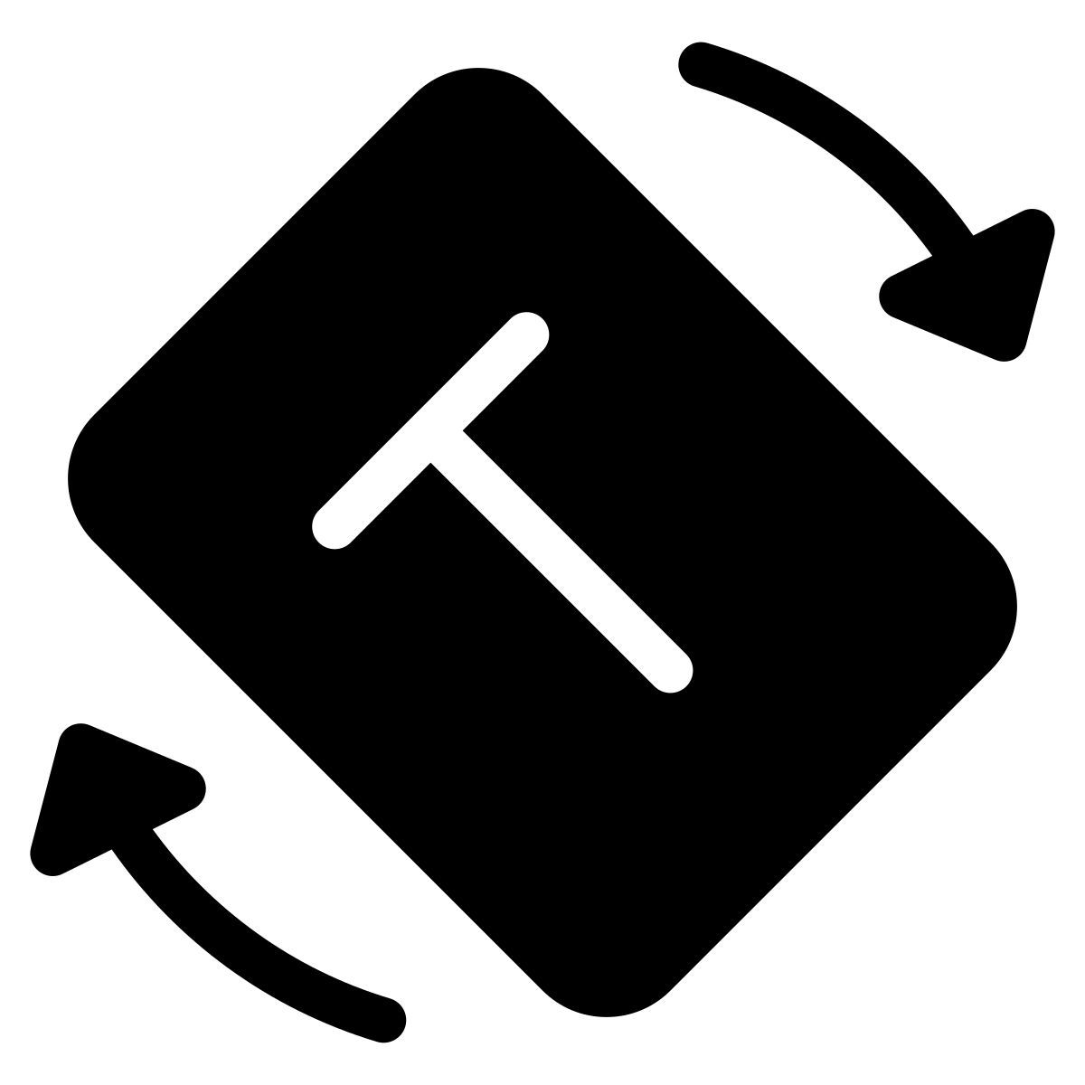 parakeet filled style auto rotate based on text icon