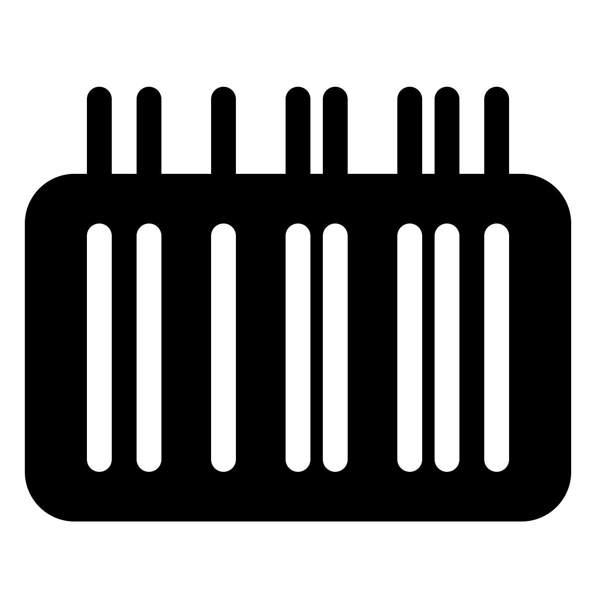 parakeet filled style barcode scanner icon