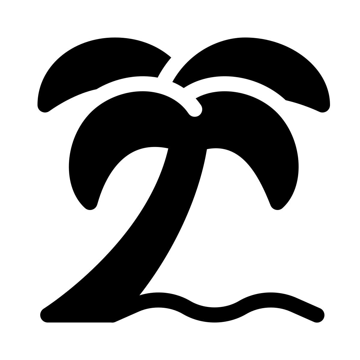 parakeet filled style plage icon