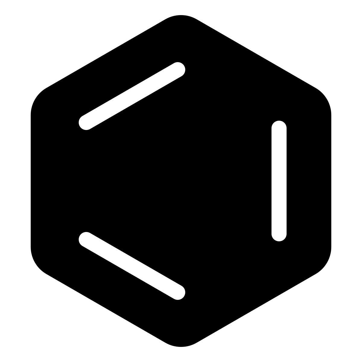 parakeet filled style benzene ring icon