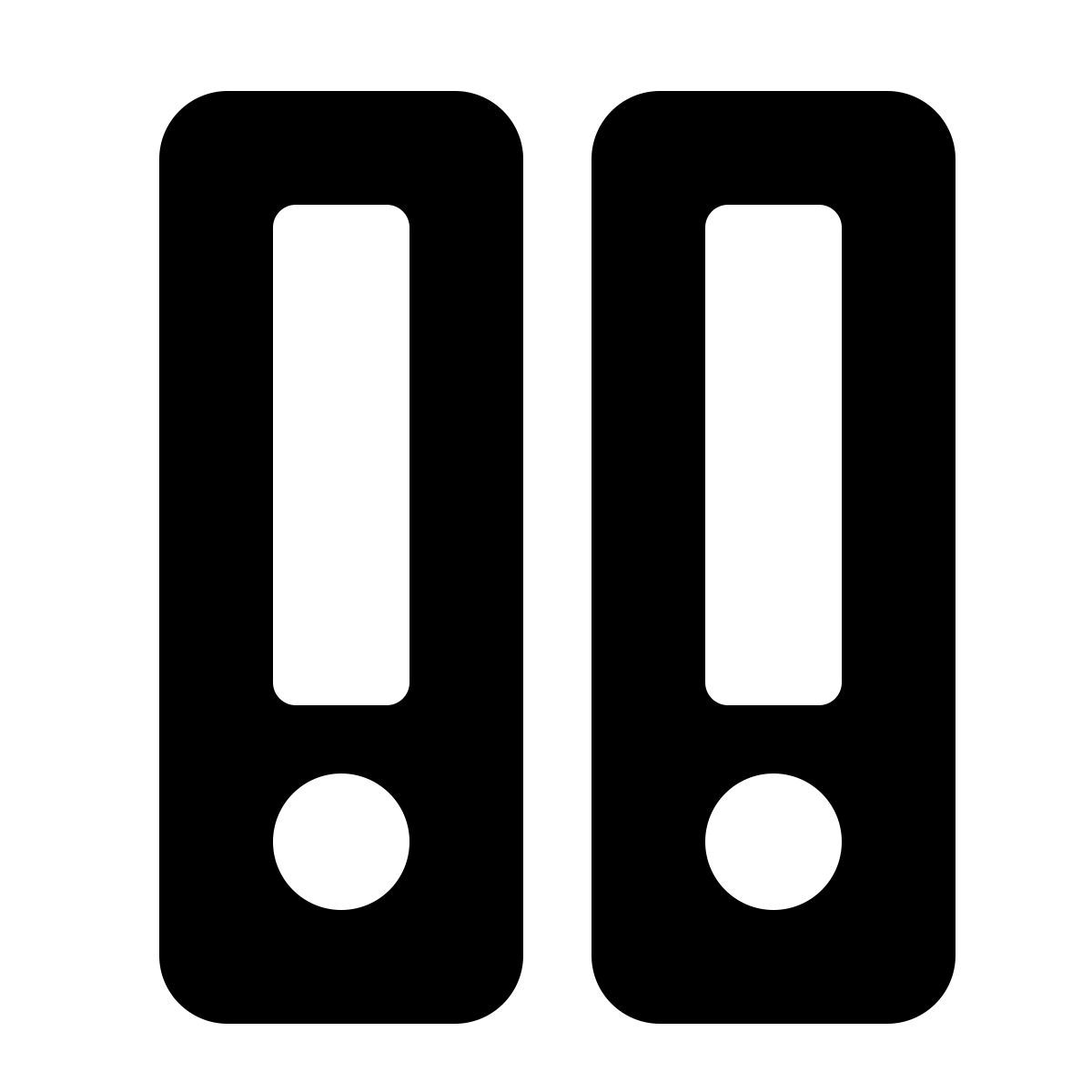 parakeet filled style ringordner icon