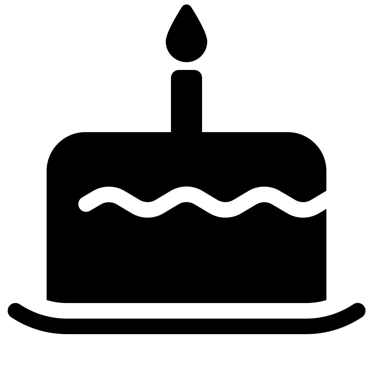 parakeet filled style 生日蛋糕 icon