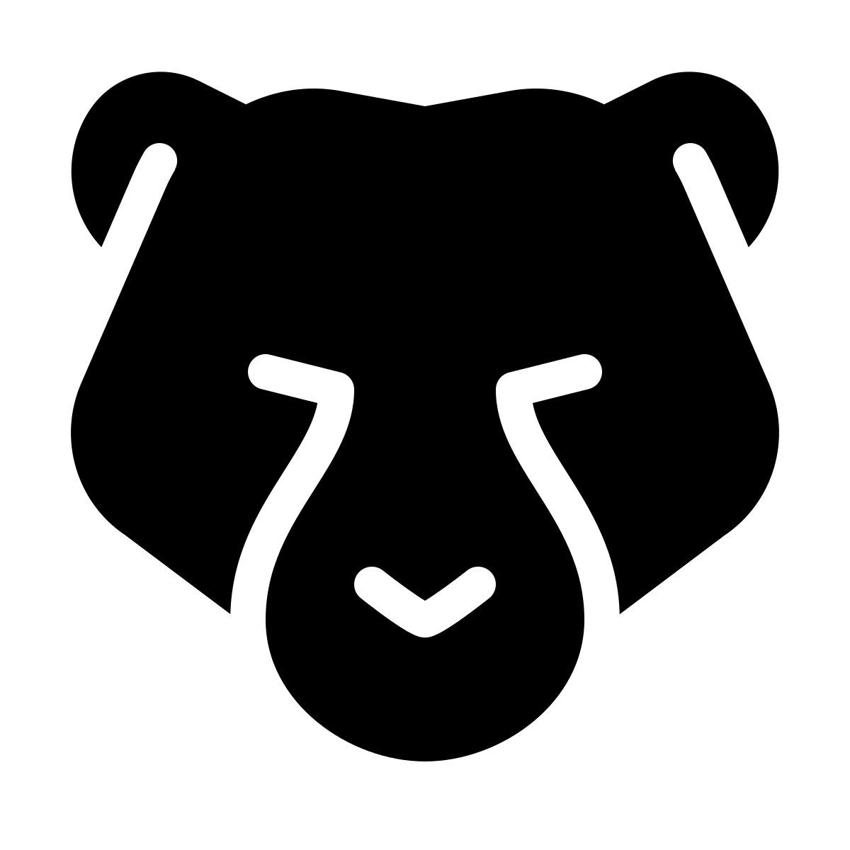 parakeet filled style jaguar preto icon