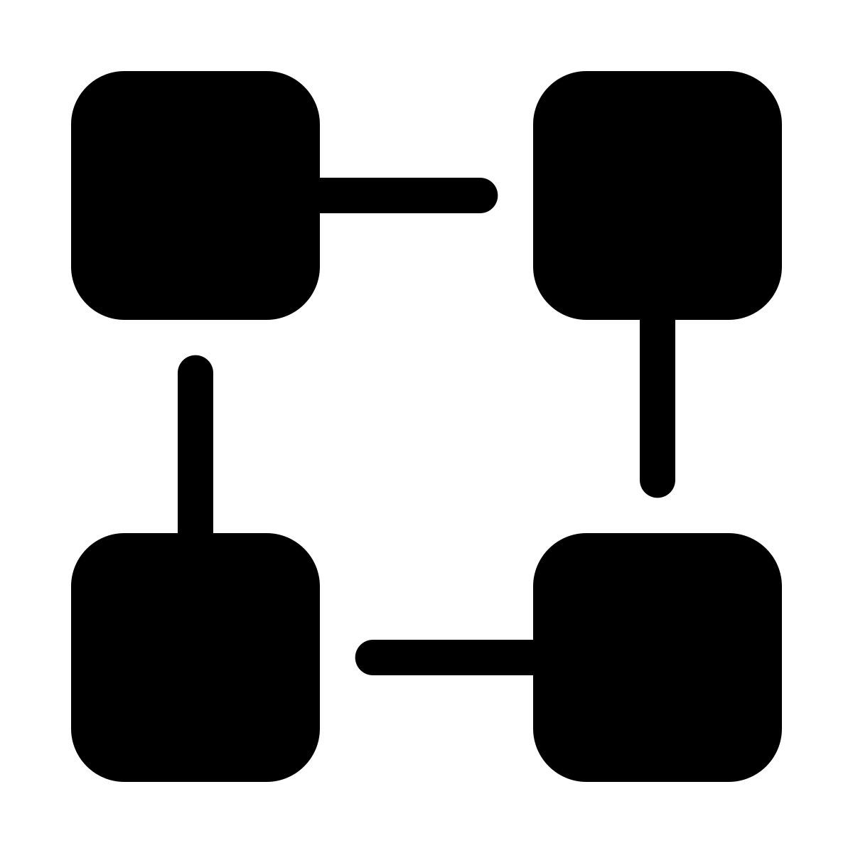 parakeet filled style la technologie blockchain icon