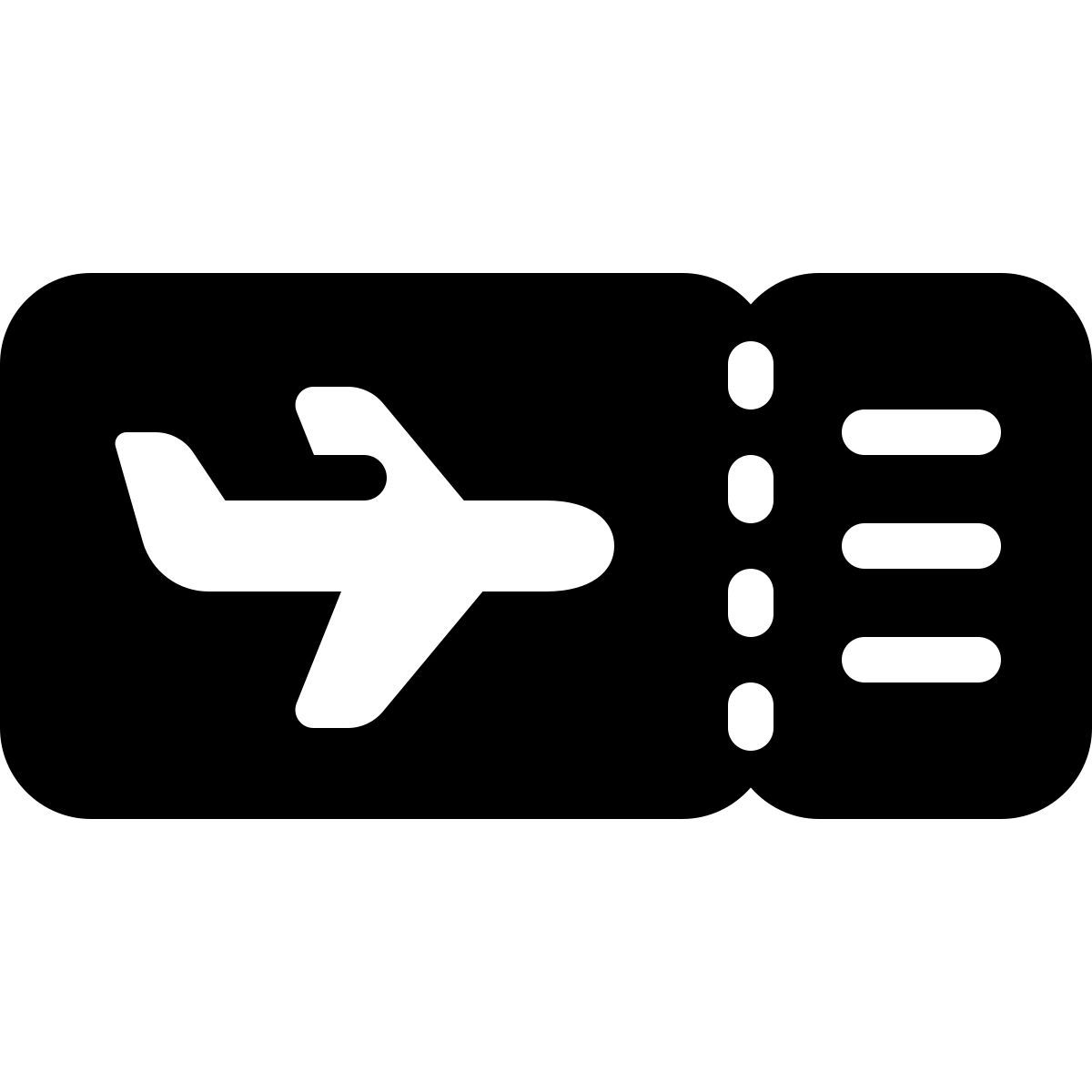 parakeet filled style carta d'imbarco icon