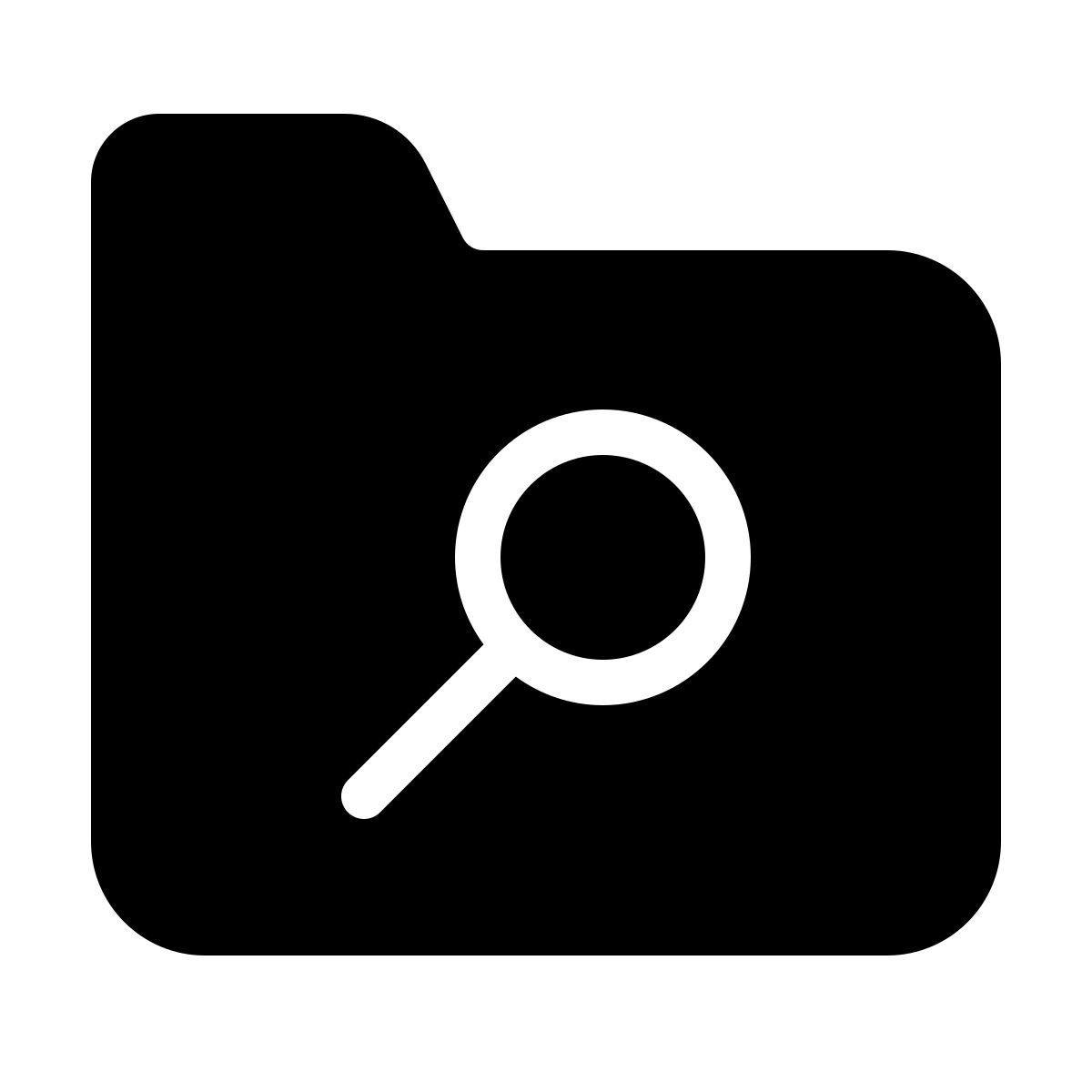 parakeet filled style ordner durchsuchen icon