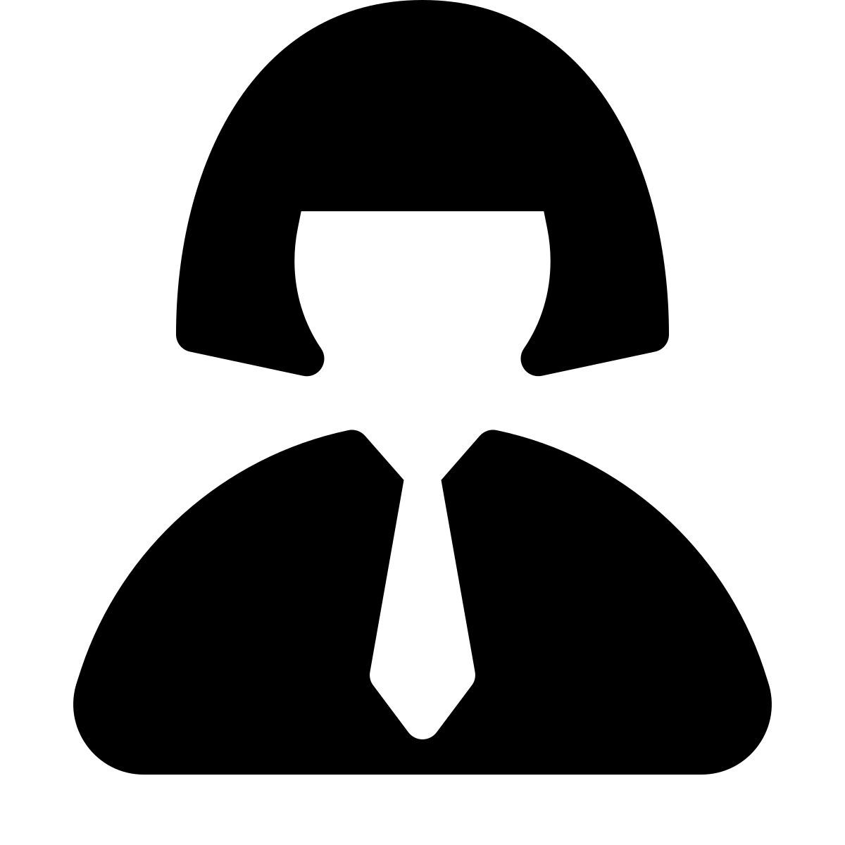 parakeet filled style businesswoman icon