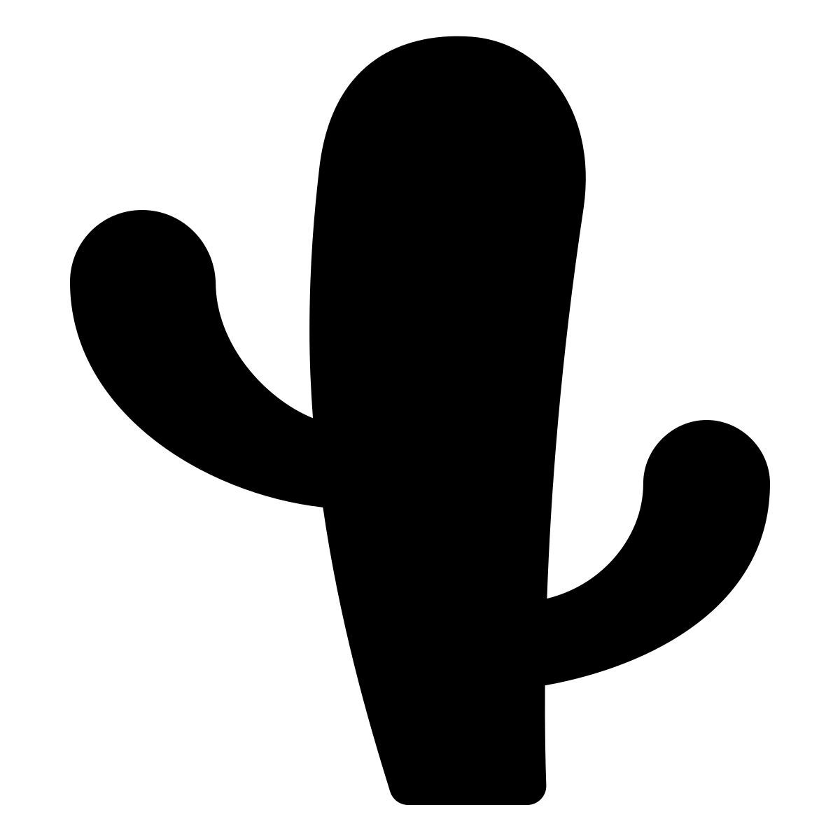 parakeet filled style cactus icon