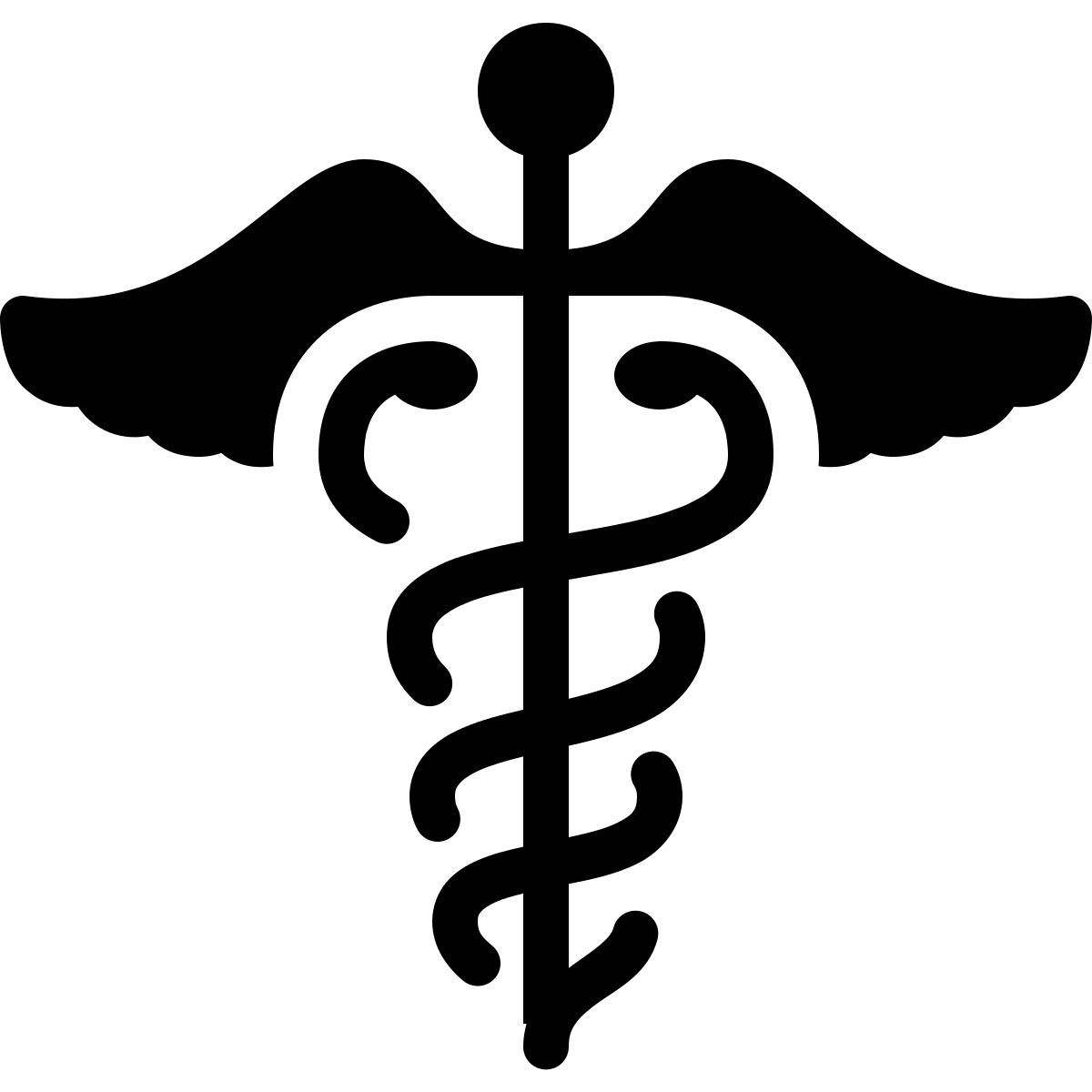 parakeet filled style caduceo icon