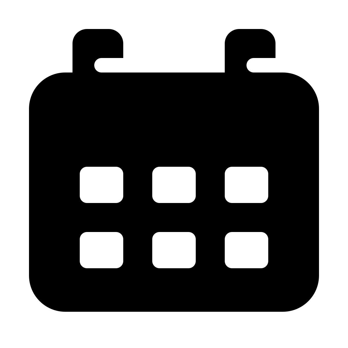 parakeet filled style カレンダー icon