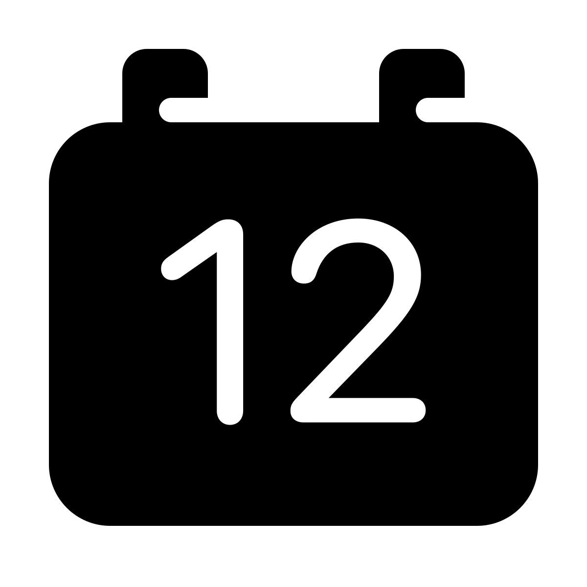 parakeet filled style calendário 12 icon