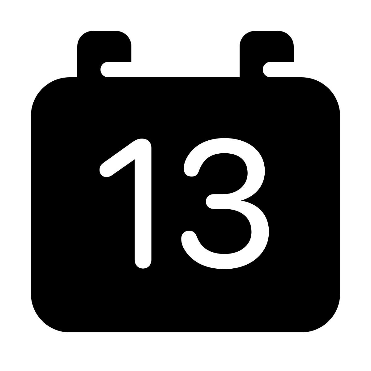 parakeet filled style calendário de 13 icon