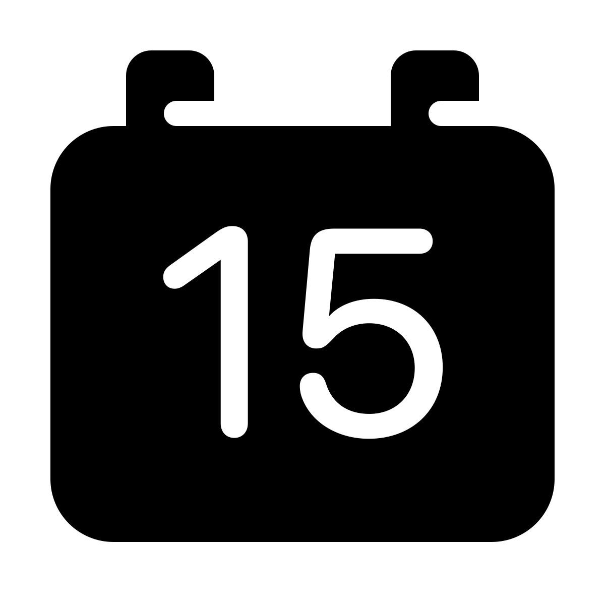 parakeet filled style calendário 15 icon