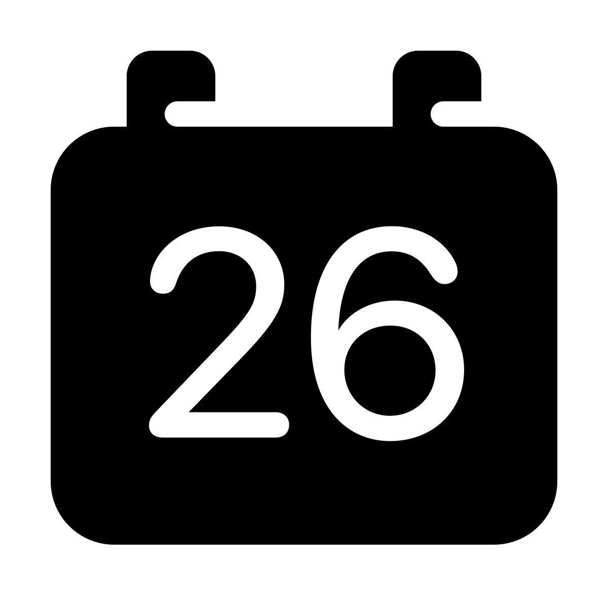 parakeet filled style calendário 26 icon