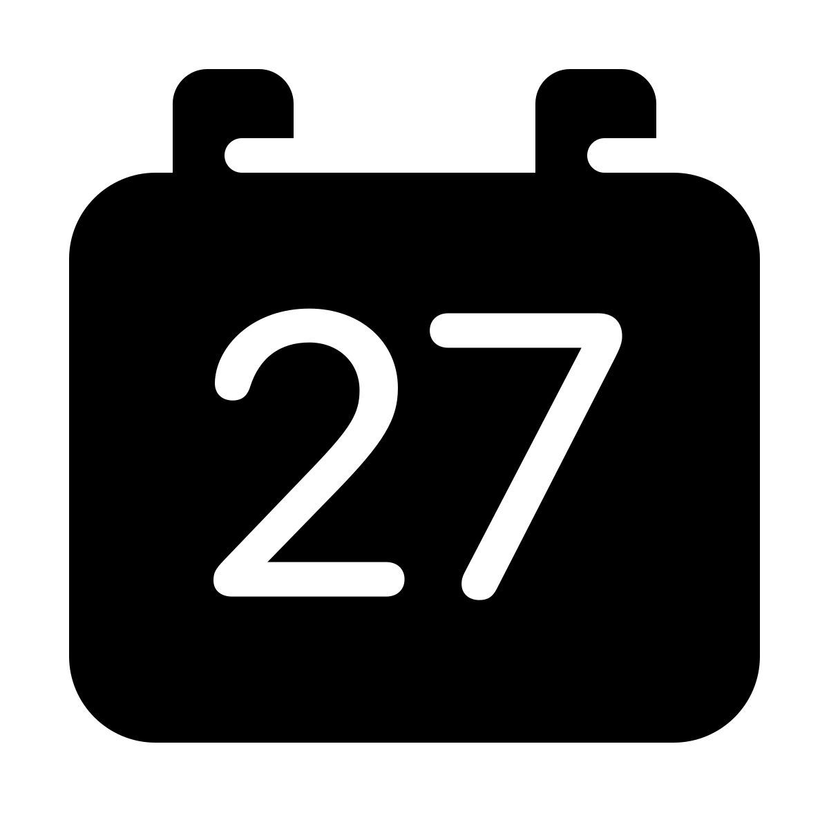 parakeet filled style calendário 27 icon