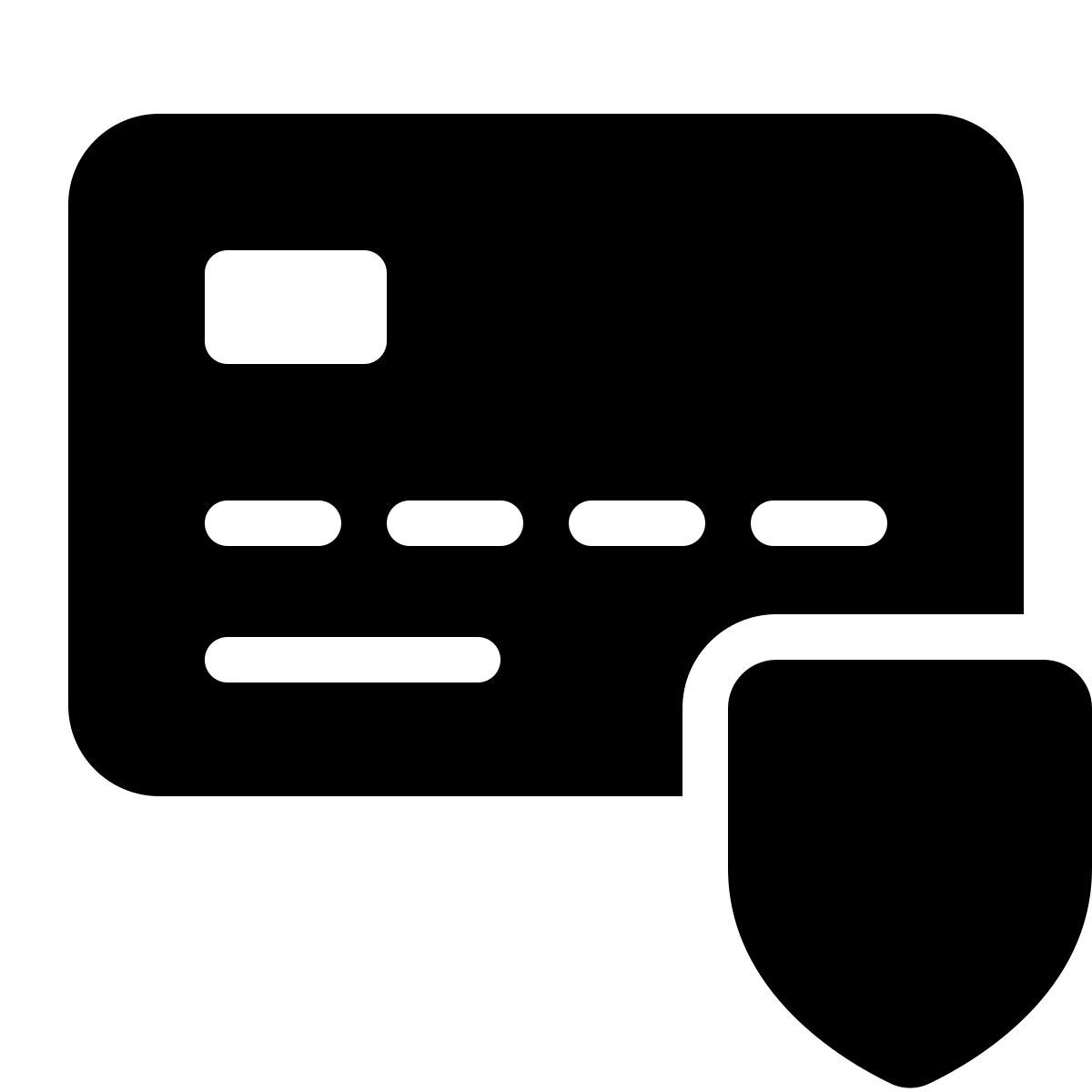 parakeet filled style card security icon