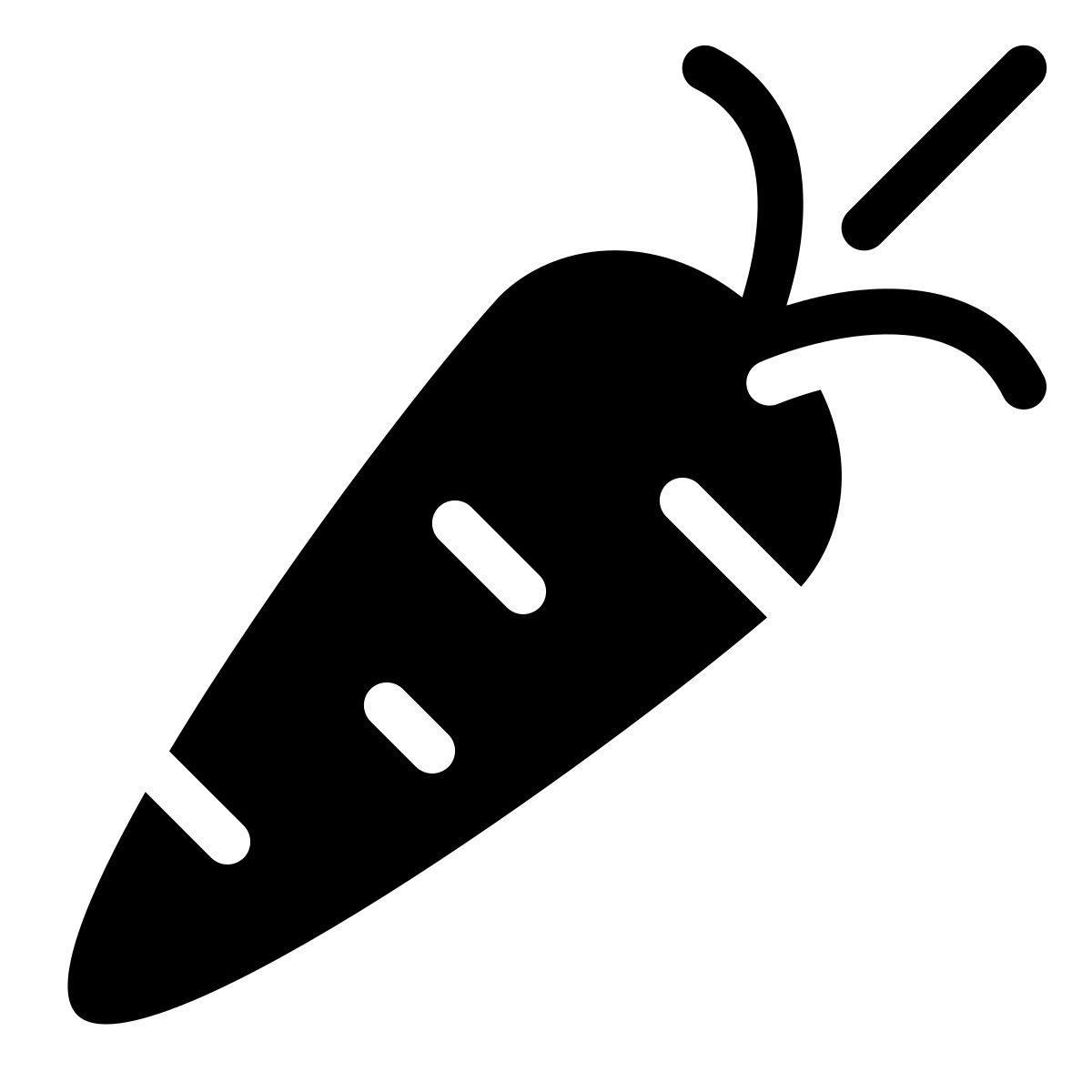 parakeet filled style carrot icon