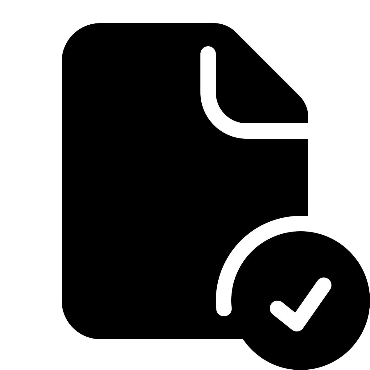 parakeet filled style check file icon