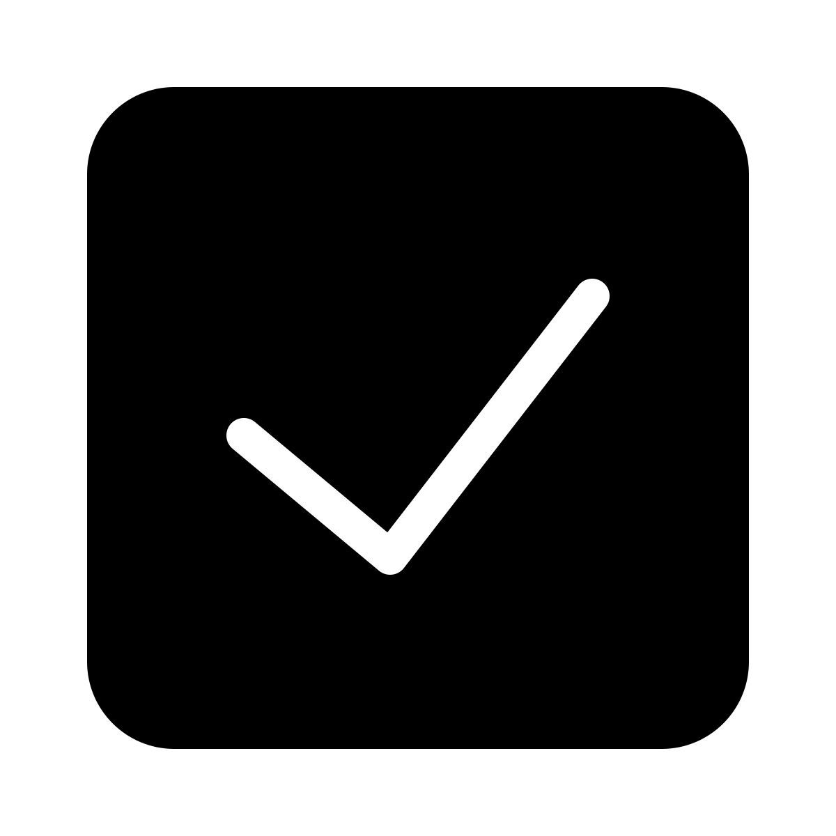 parakeet filled style checked checkbox icon