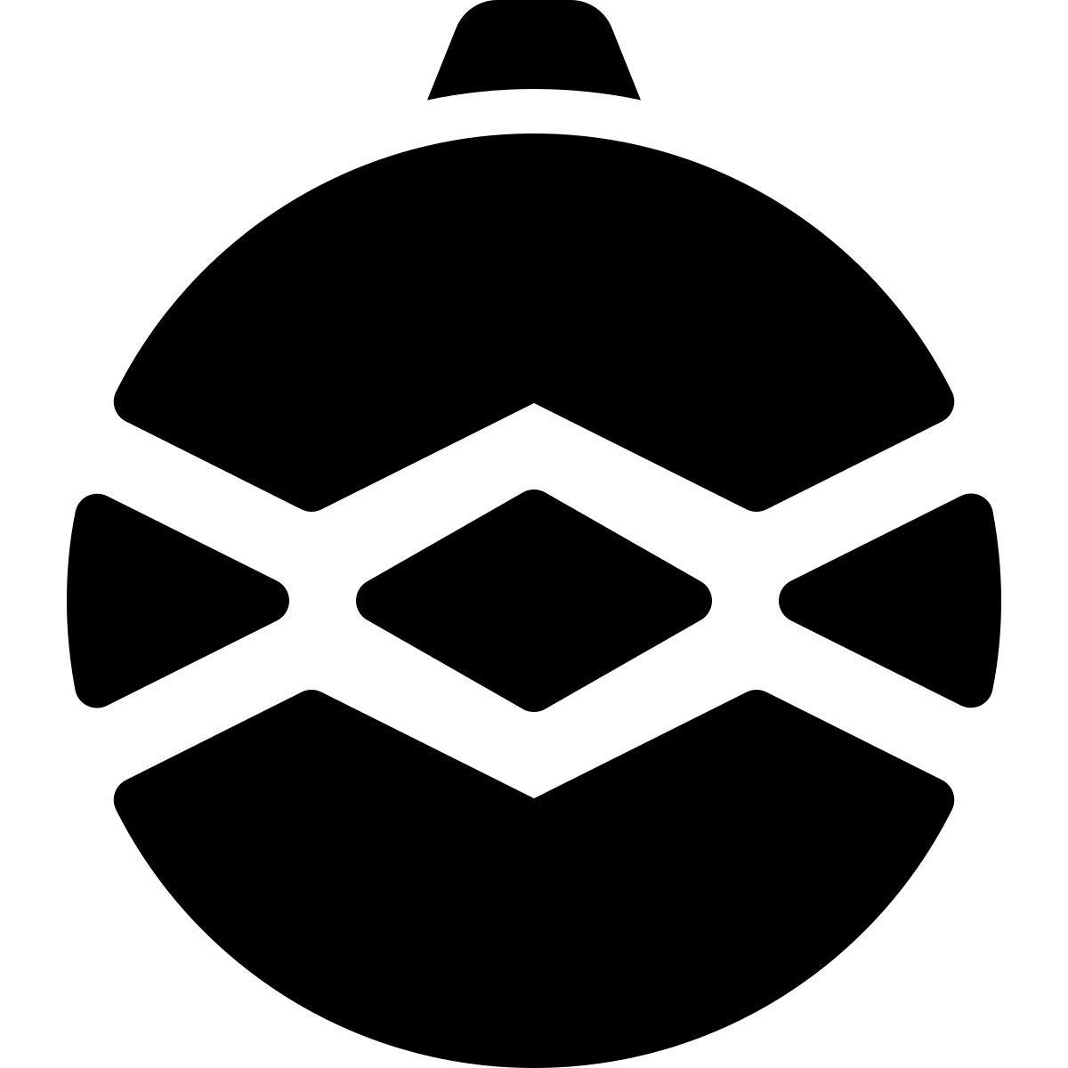 parakeet filled style 圣诞球 icon