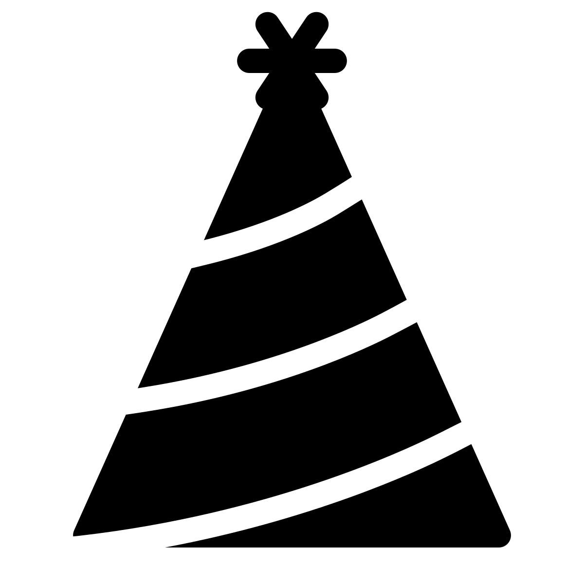 parakeet filled style weihnachtsbaum icon