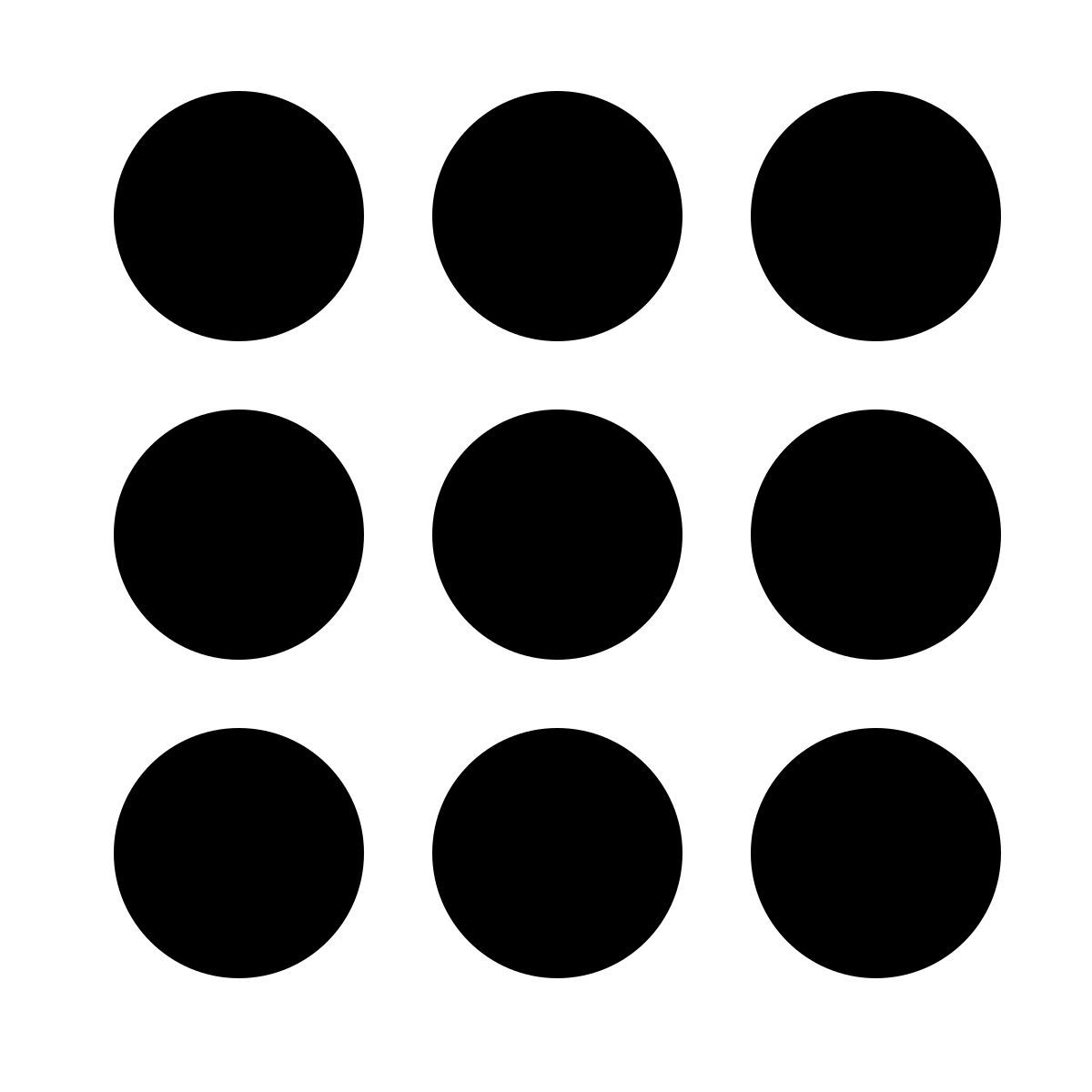 parakeet filled style circled menu icon
