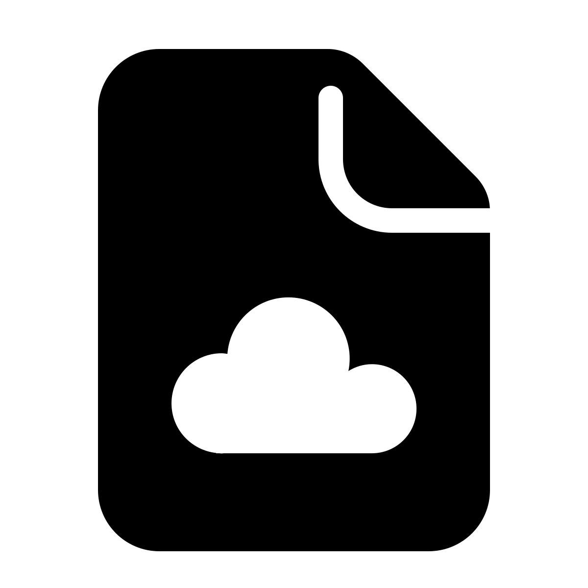 parakeet filled style file cloud icon
