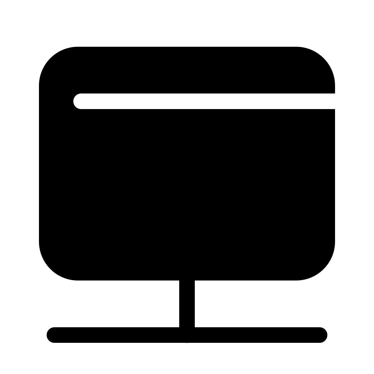 parakeet filled style cloud network icon