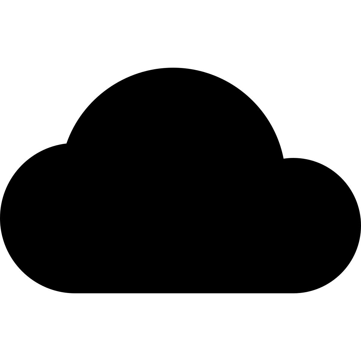 parakeet filled style cloud icon