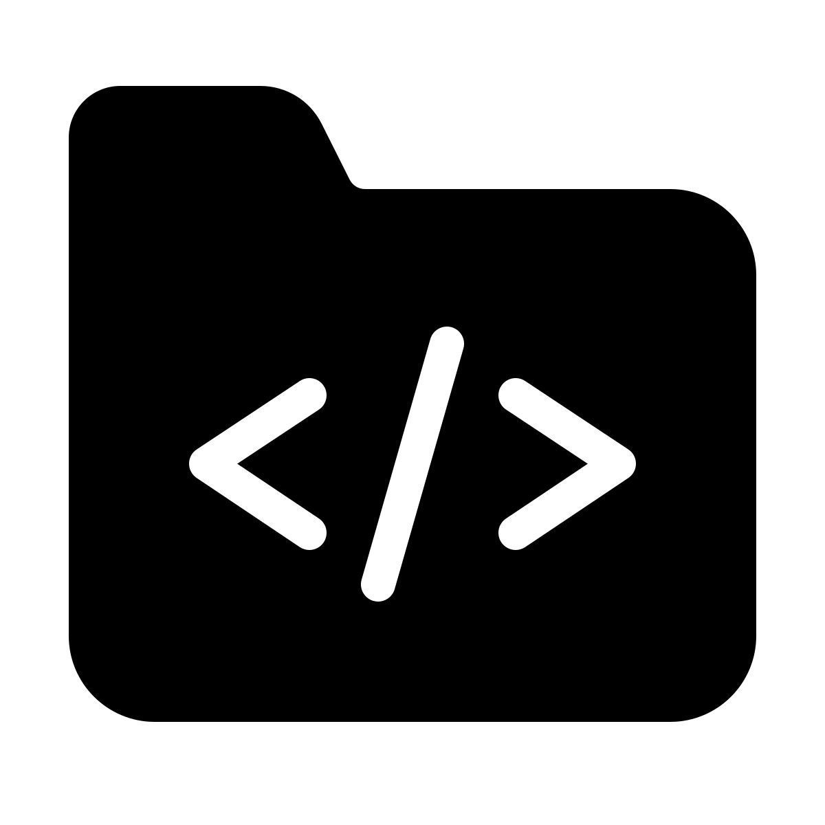 parakeet filled style コードフォルダー icon