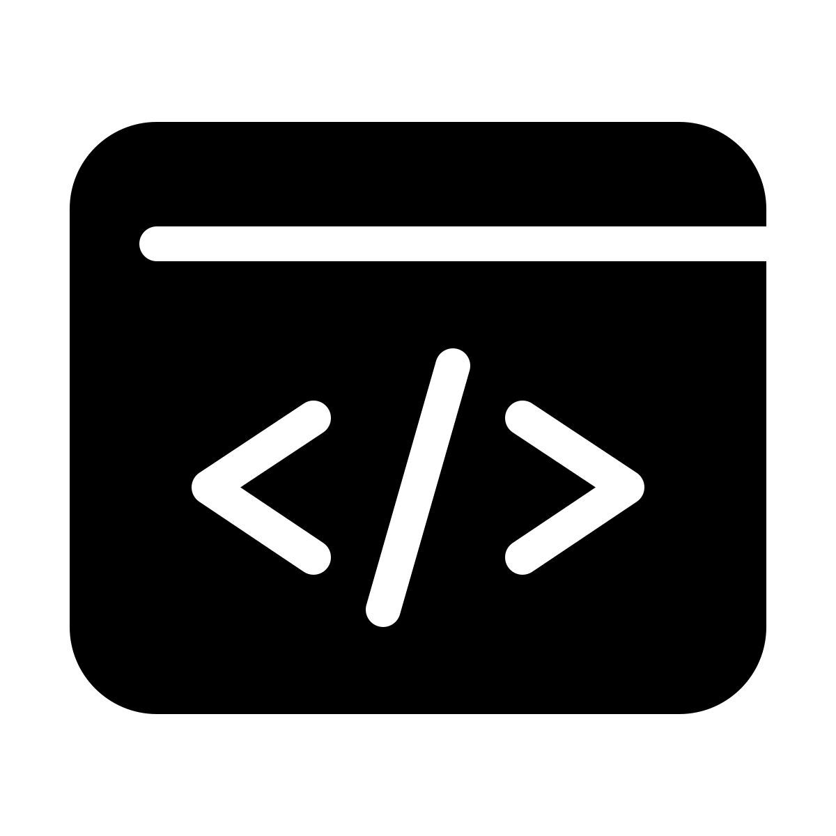 parakeet filled style code icon