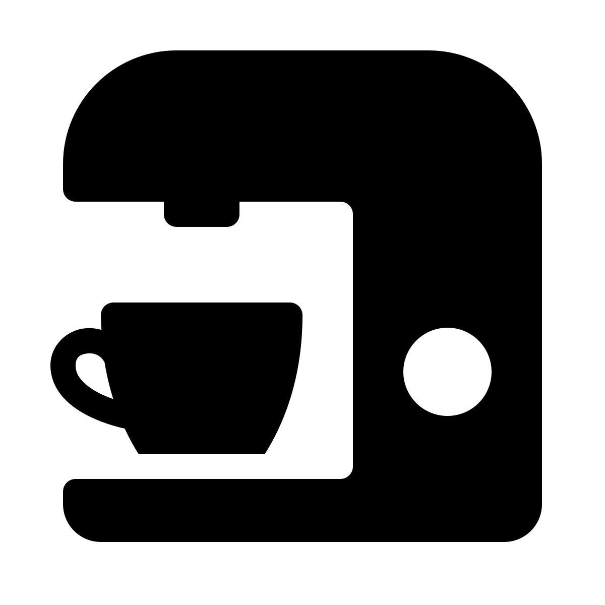 parakeet filled style cafetera icon