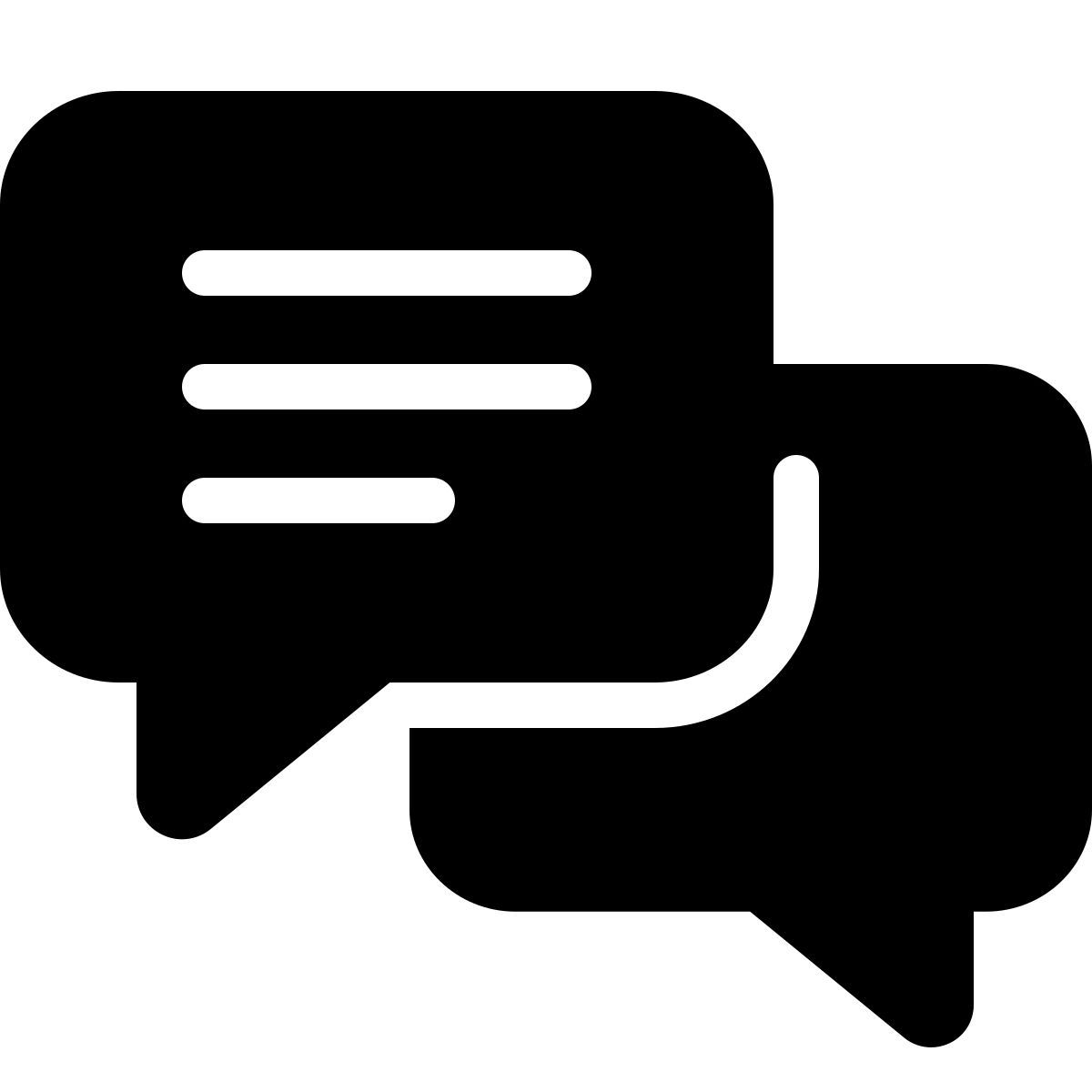 parakeet filled style communication icon