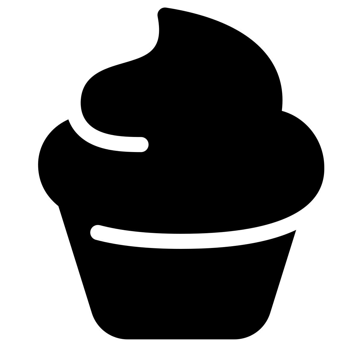 parakeet filled style confiserie icon