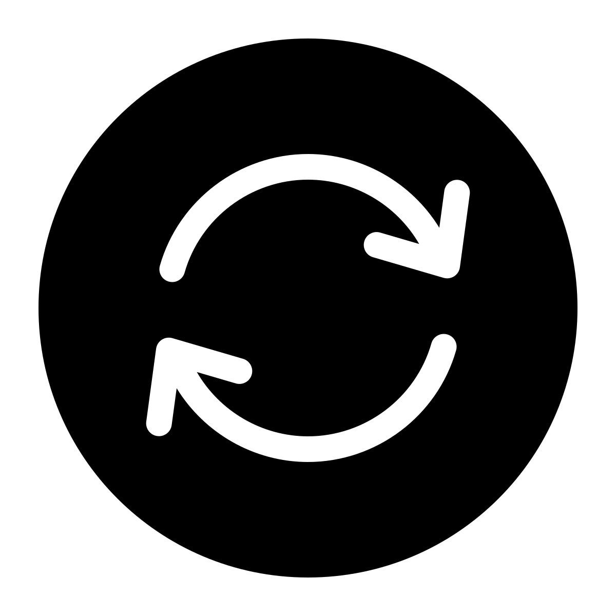 parakeet filled style sync icon