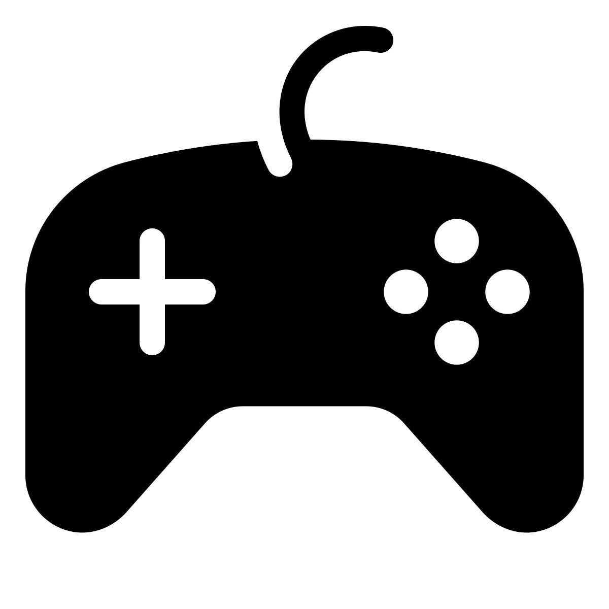 parakeet filled style game controller icon
