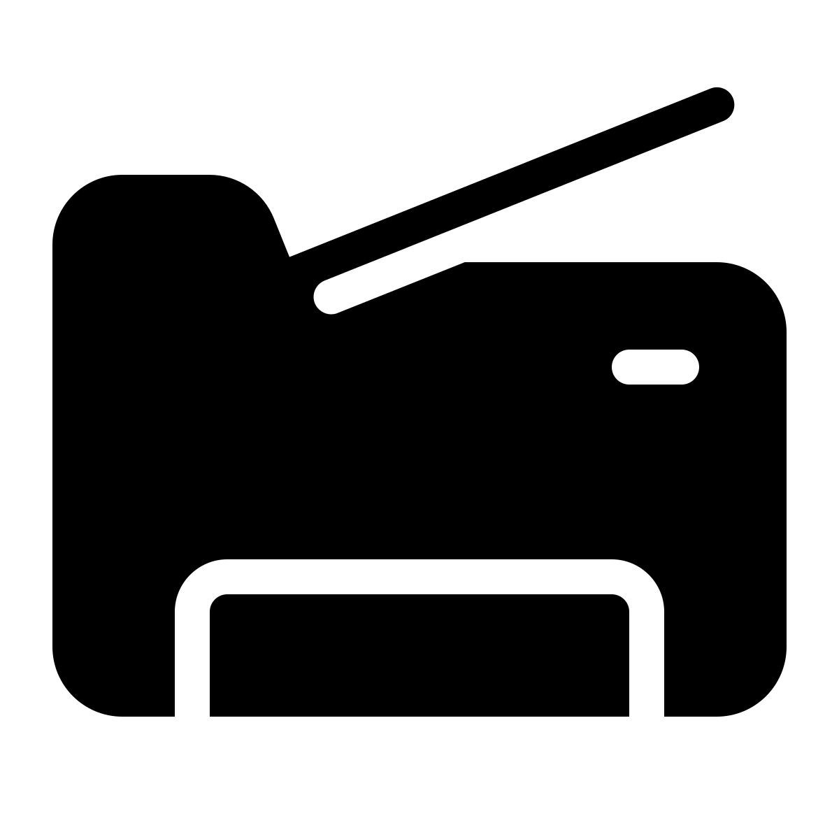 parakeet filled style copier icon
