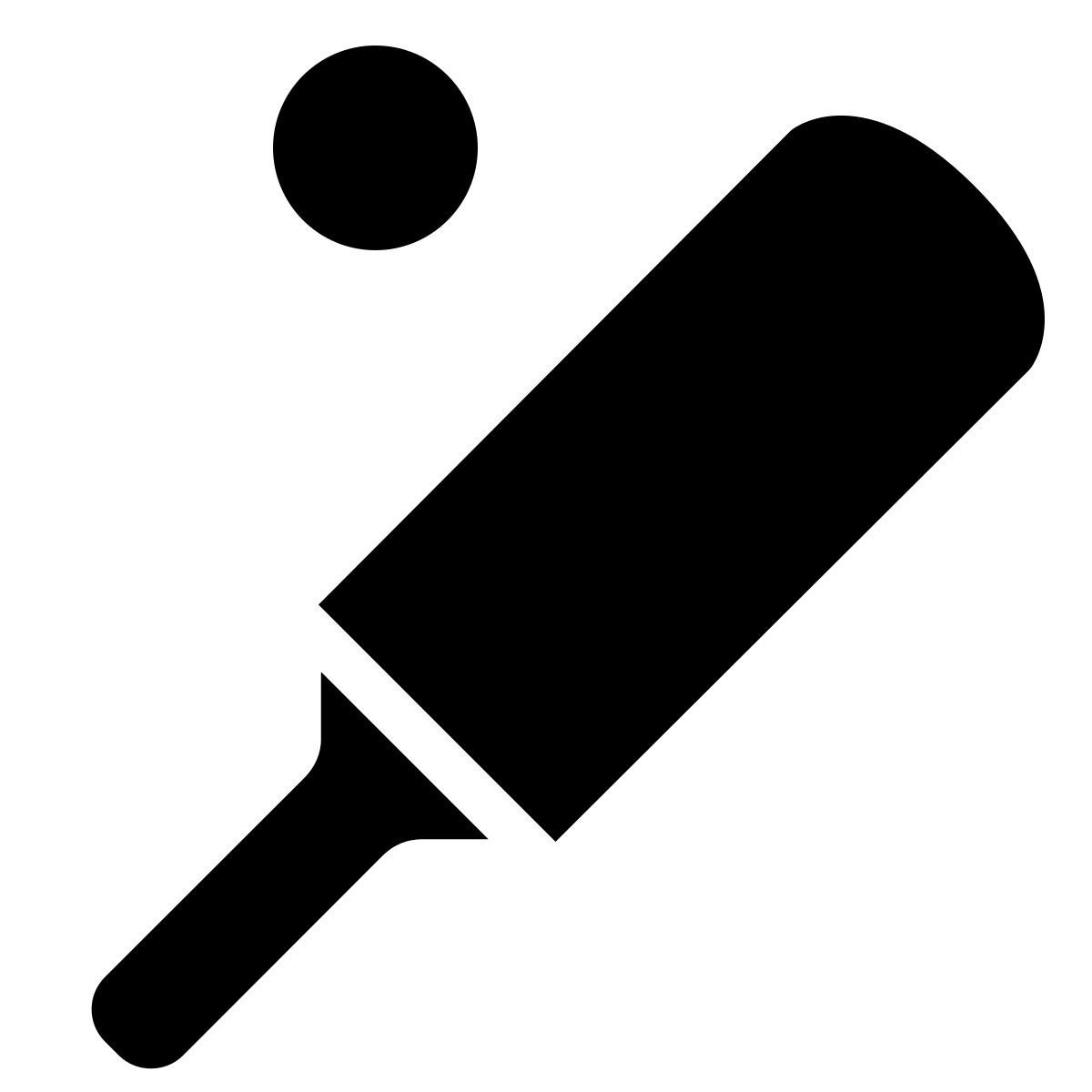 parakeet filled style cricket icon