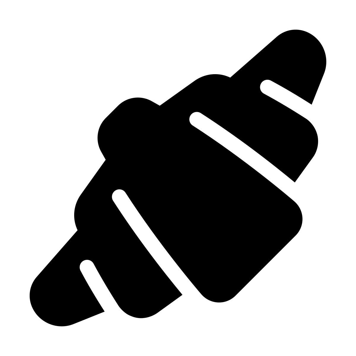 parakeet filled style cruasán icon